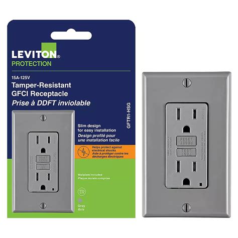 slim gfci outlets from leviton